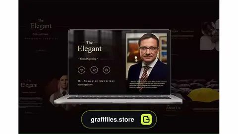 قالب پاورپوینت The Elegant