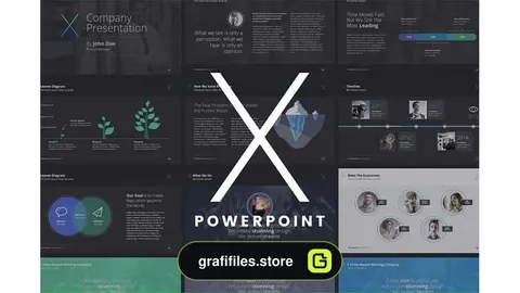 قالب پاورپوینت The X Note