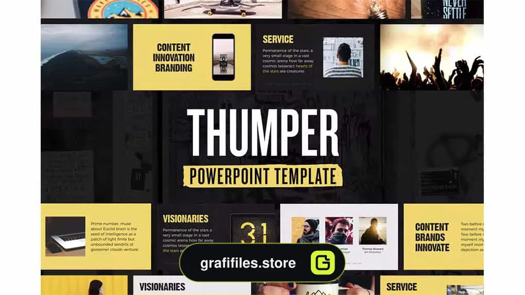 قالب پاورپوینت Thumper
