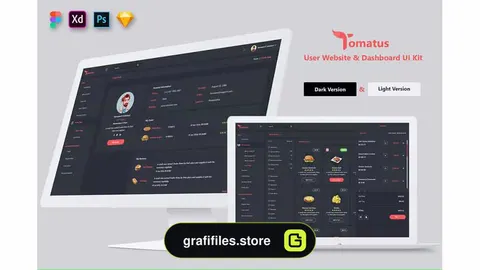 رابط کاربری داشبورد و کاربر وب‌ سایت رستوران
