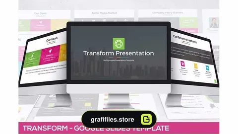قالب پاورپوینت و گوگل اسلاید Transform
