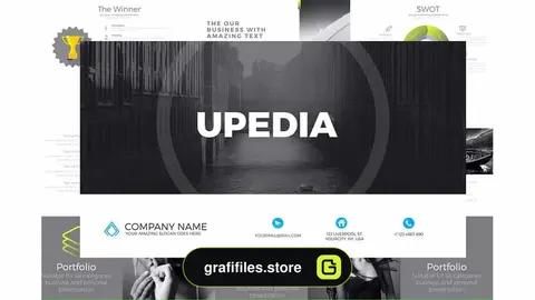 قالب پاورپوینت UPEDIA Powerpoint Template