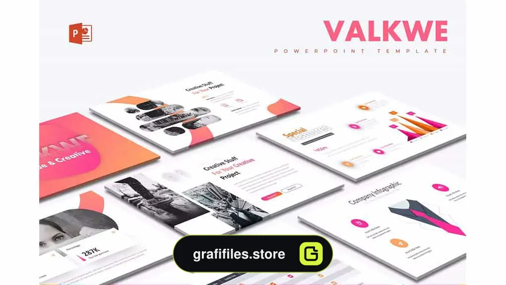 قالب پاورپوینت Valkwe Creative