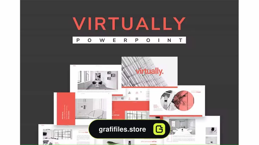 قالب پاورپوینت Virtually Powerpoint