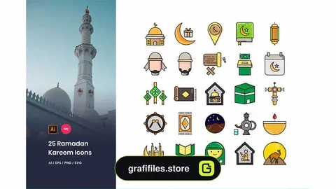 آیکون ماه رمضان کریم