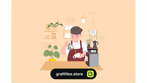 طرح وکتور باریستا