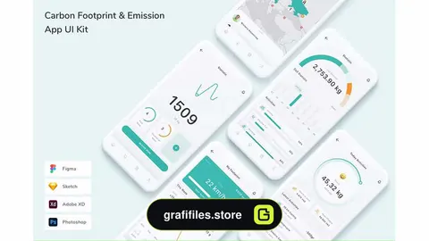 رابط کاربری اپلیکیشن انتشار ردپای کربن