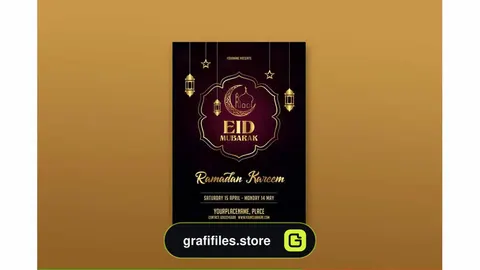 طرح لایه باز تراکت عید رمضان