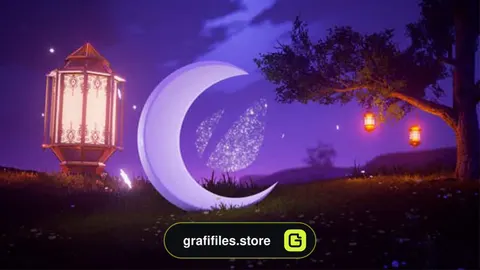 پروژه افترافکت نمایش لوگو رمضان Epic Ramadan Logo 