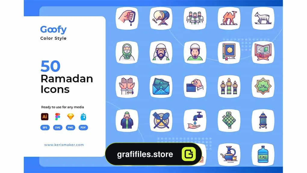 آیکون رنگی رمضان Goofy - Ramadan Color Icons