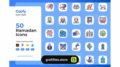 آیکون رنگی رمضان Goofy - Ramadan Color Icons