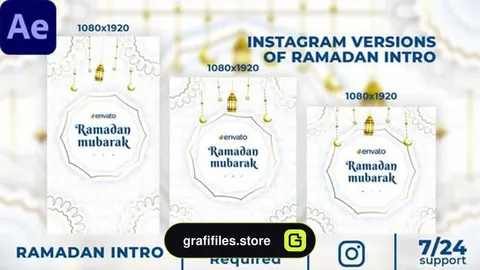 پروژه افترافکت وله رمضان اینستاگرام