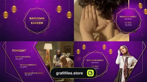 پروژه افترافکت بسته تلویزیونی رمضان Ramadan Broadcast Package