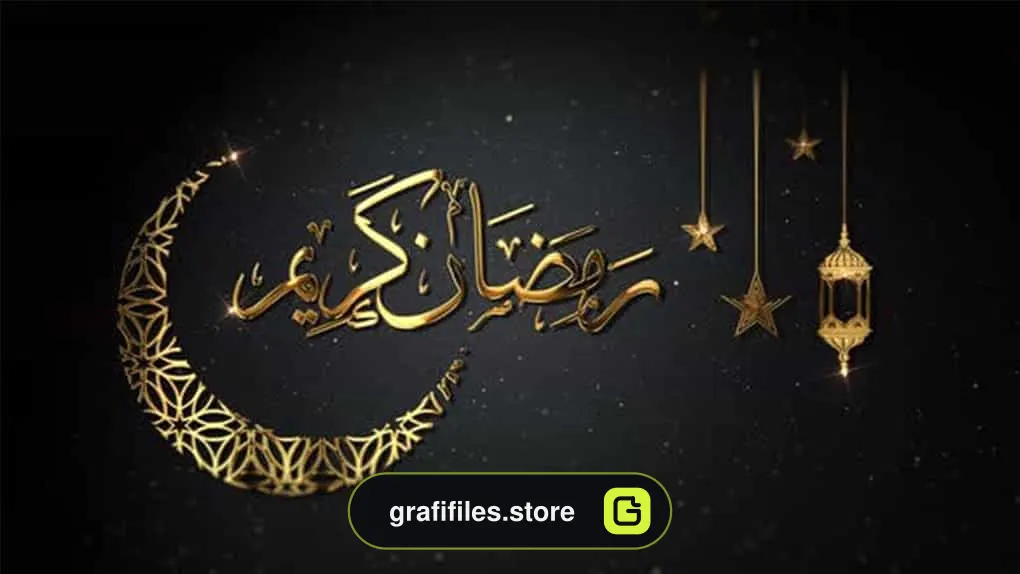 فوتیج کالیگرافی رمضان
