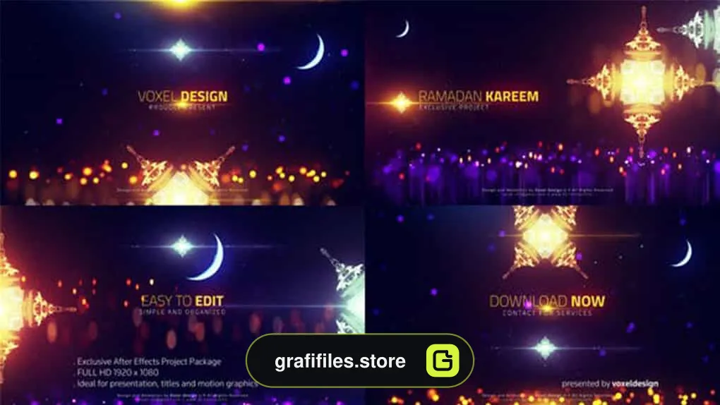 پروژه افترافکت تایتل سینمایی رمضان