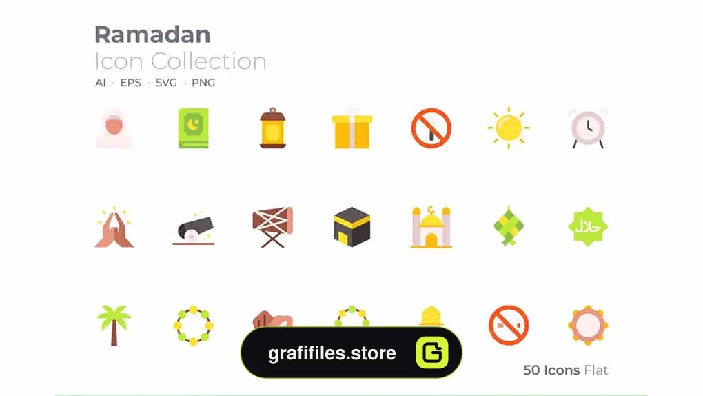 آیکون رنگی رمضان