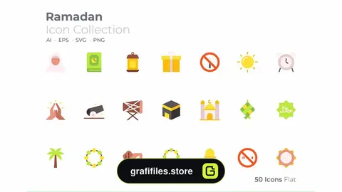 آیکون رنگی رمضان