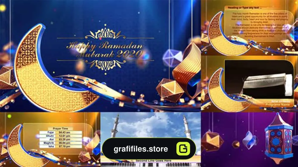 پروژه افترافکت بسته تلویزیونی عید رمضان