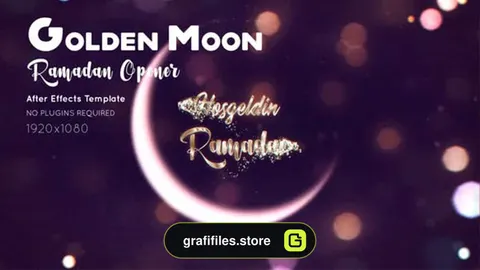 پروژه افترافکت وله ماه طلایی رمضان