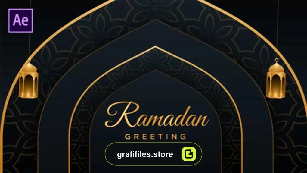 پروژه افترافکت وله تبریک ماه رمضان
