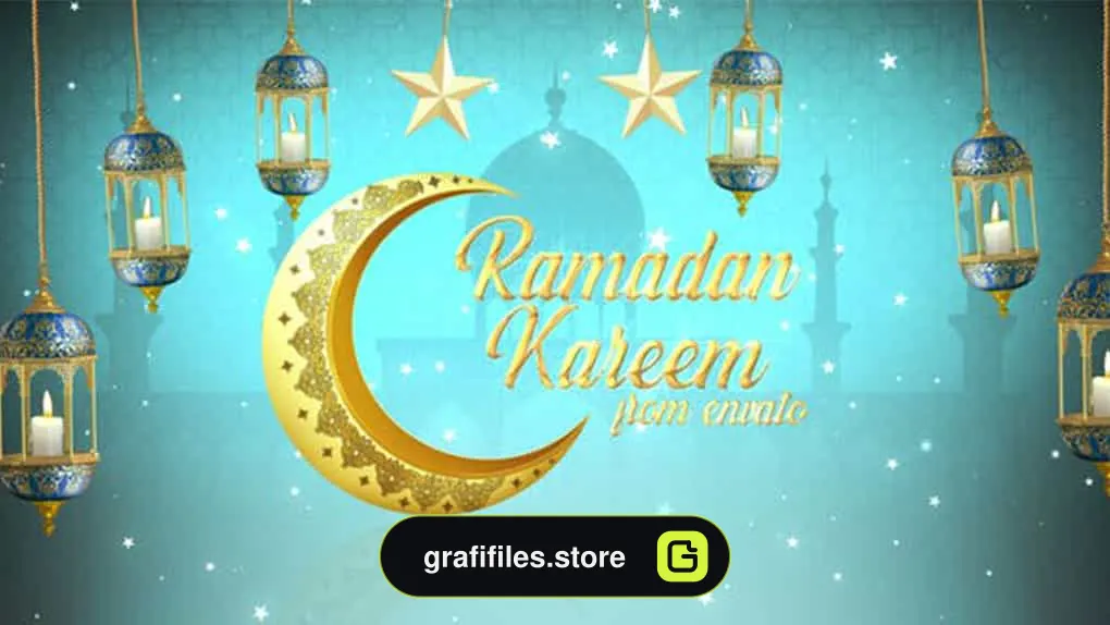 پروژه افترافکت وله تبریک رمضان Ramadan Greetings