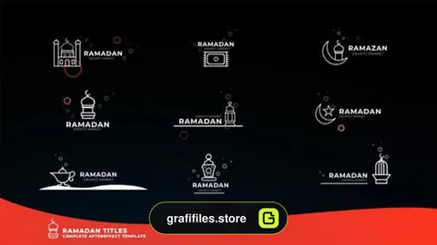 پروژه افترافکت تایتل آیکون رمضان