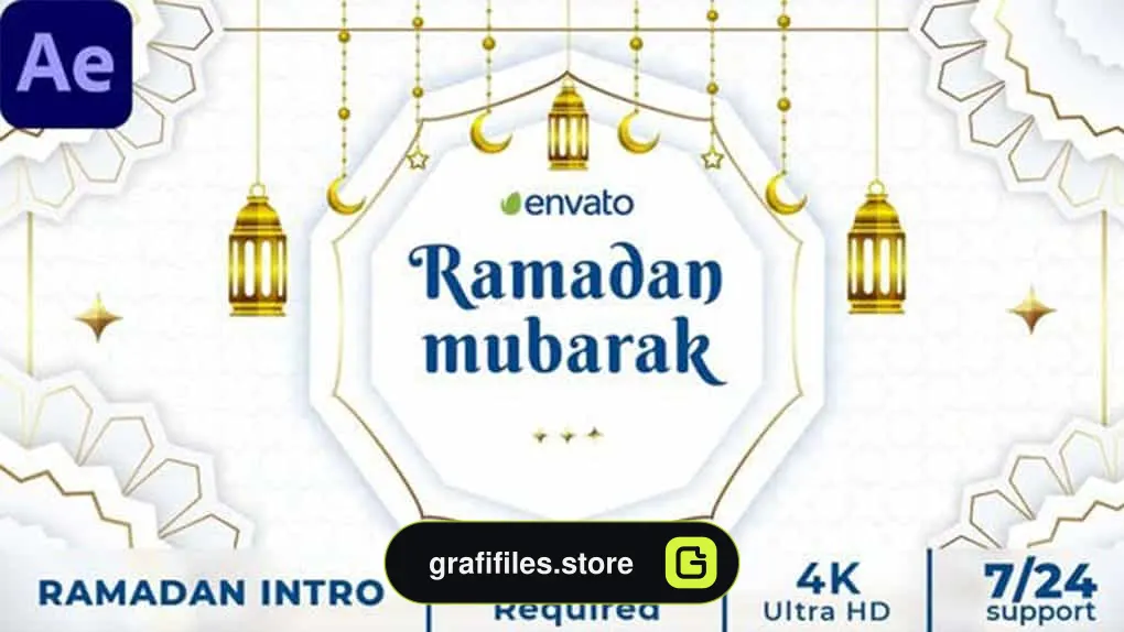 پروژه افترافکت اینترو ماه رمضان Ramadan Intro