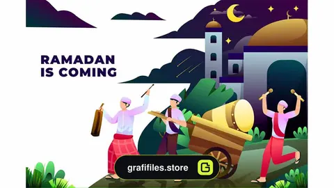وکتور گرافیکی رمضان
