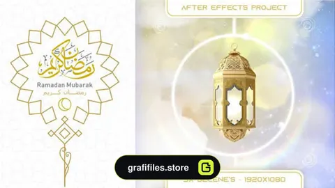 پروژه افترافکت وله رمضان Ramadan Kareem