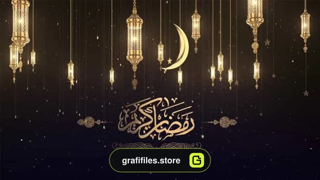 بک گراند خوشنویسی عربی رمضان کریم
