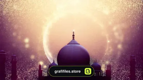 پس زمینه ماه رمضان کریم