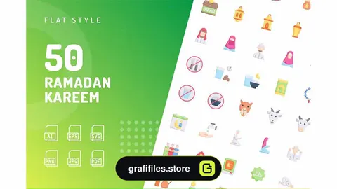 آیکون فلت رمضان کریم