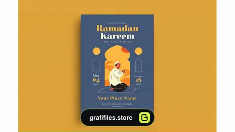 فایل لایه باز تراکت رمضان
