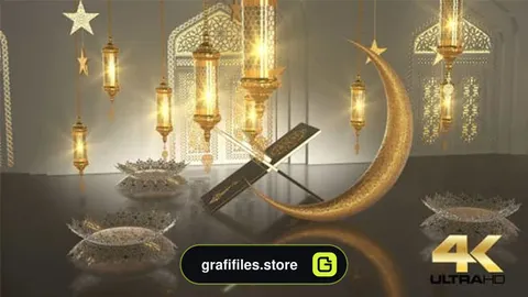 بک گراند تبریک ماه مبارک رمضان