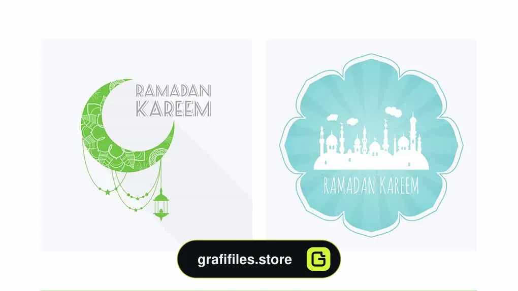 وکتور کارت تبریک ماه رمضان 2