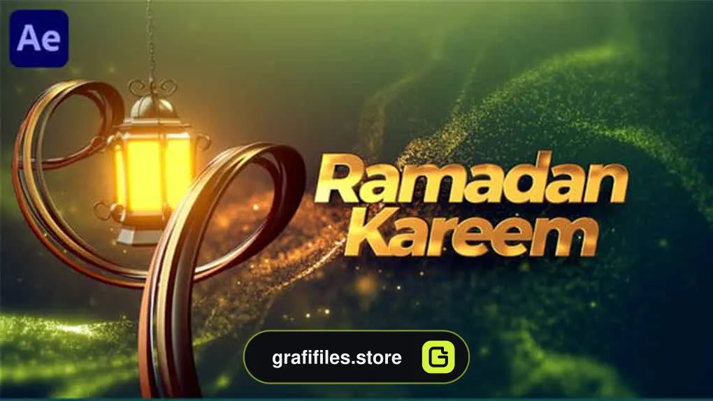 پروژه افترافکت وله رمضان کریم Ramadan Kareem Opener