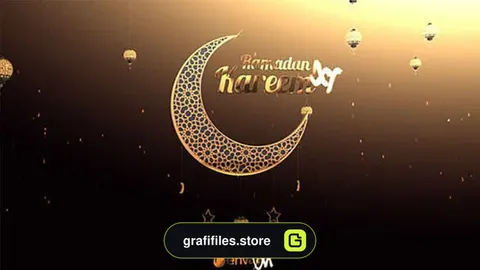پروژه پریمیر نمایش لوگو رمضان کریم