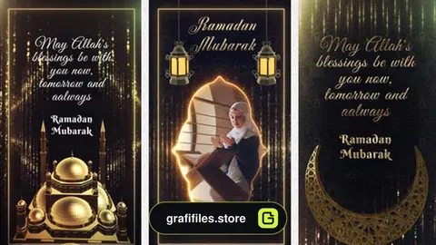 پروژه افترافکت اینترو رمضان شبکه اجتماعی