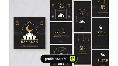 طرح لایه باز اینستاگرام رمضان
