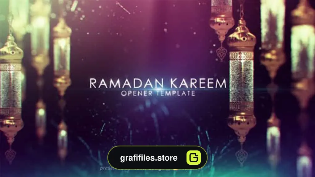 پروژه افترافکت تایتل ماه رمضان