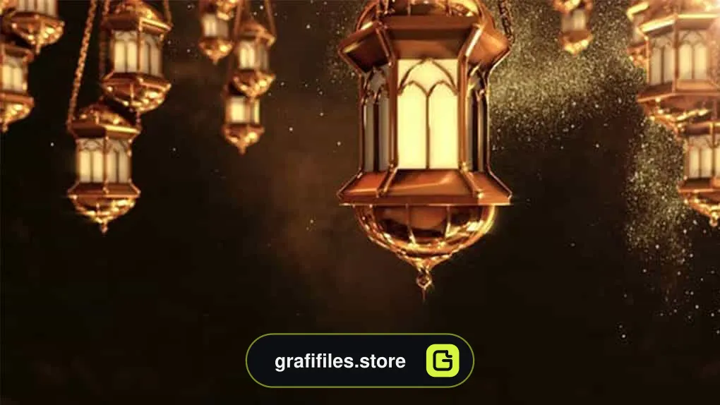 بک گراند فانوس رمضان