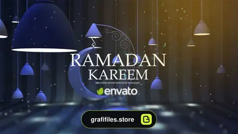 پروژه افترافکت نمایش لوگو ماه رمضان Ramadan Logo