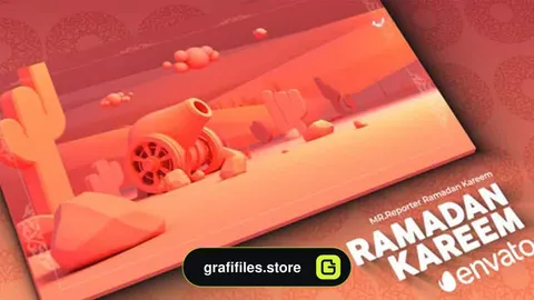 پروژه افترافکت اینترو لوگو رمضان