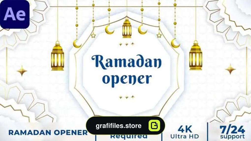 پروژه افترافکت وله رمضان Ramadan Opener 5