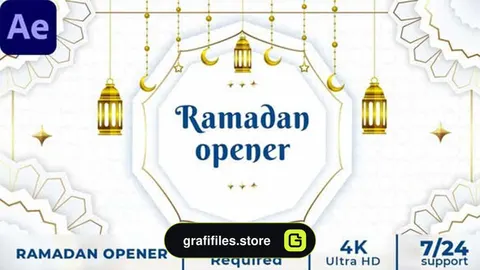 پروژه افترافکت وله رمضان Ramadan Opener 5