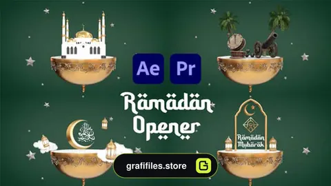 پروژه افترافکت وله رمضان Ramadan Opener 8