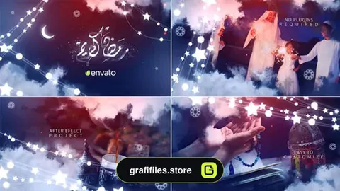 پروژه افترافکت وله ماه رمضان Ramadan Opener