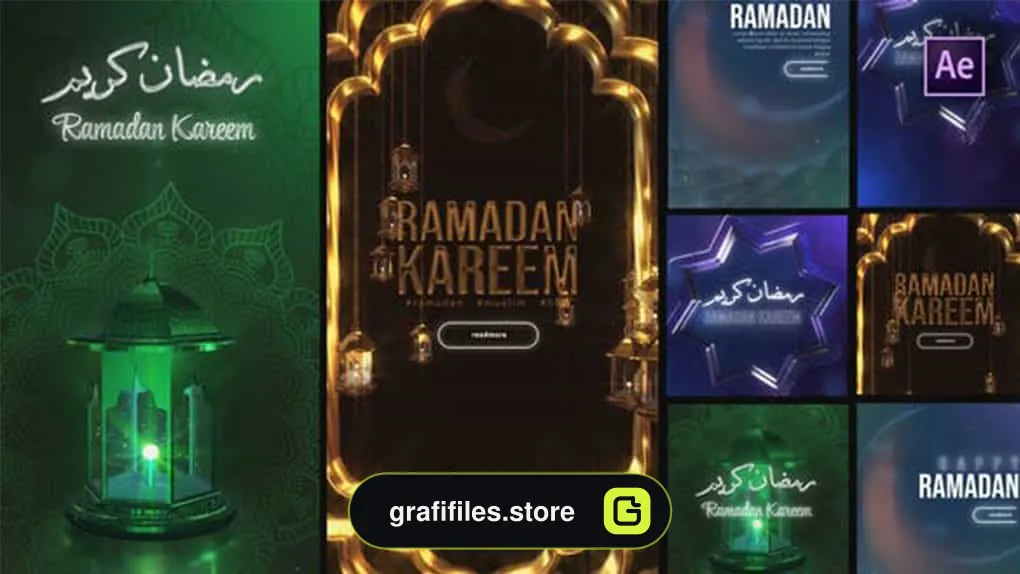پروژه افترافکت استوری ماه رمضان