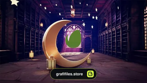 پروژه افترافکت نمایش لوگو رمضان Welcome Ramadan
