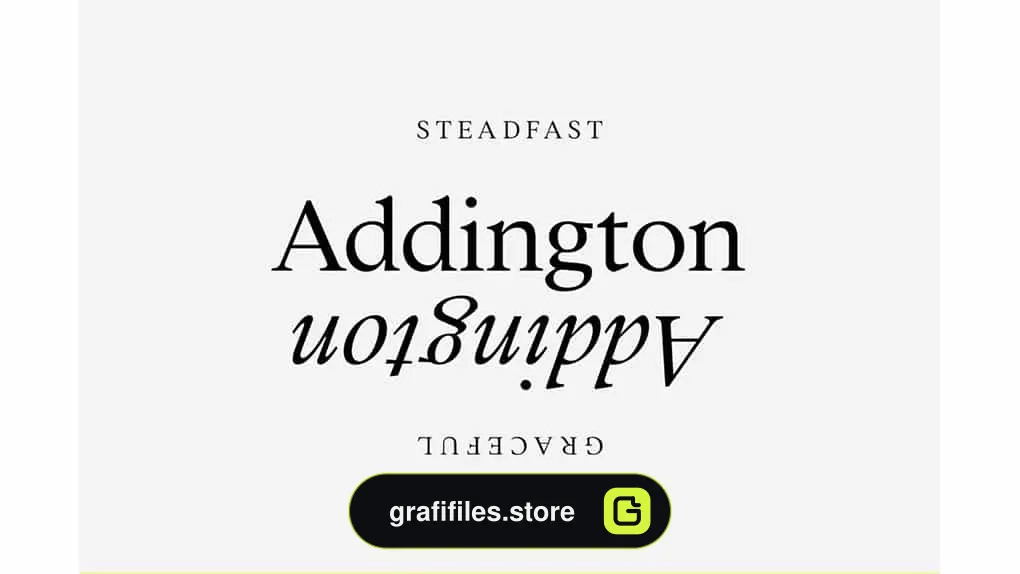 فونت انگلیسی Addington CF | beautiful serif font family